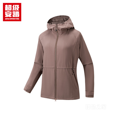 超级安踏跑训女子防泼水运动外套