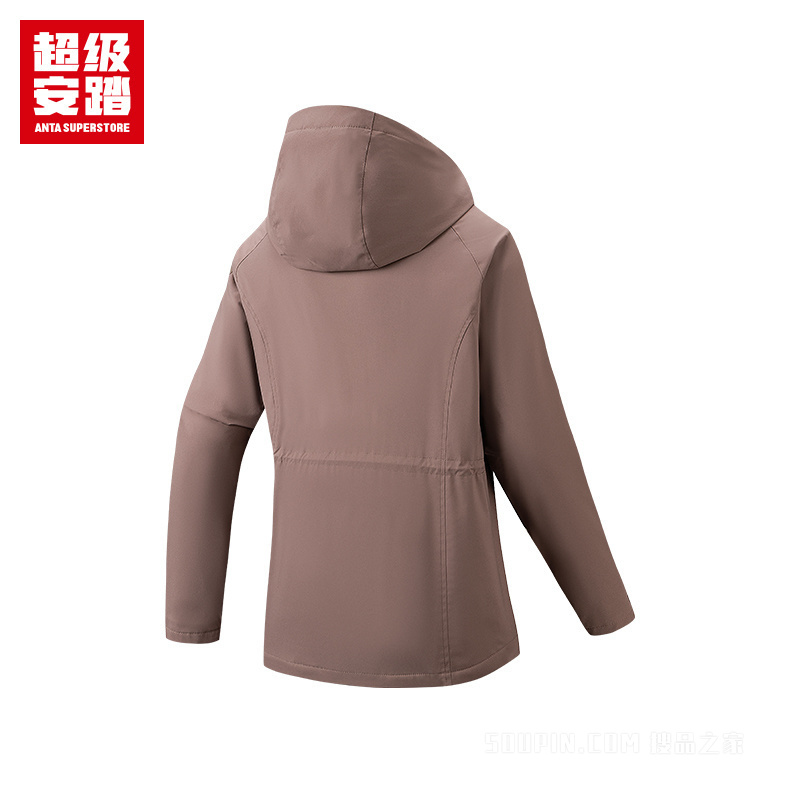 超级安踏跑训女子防泼水运动外套