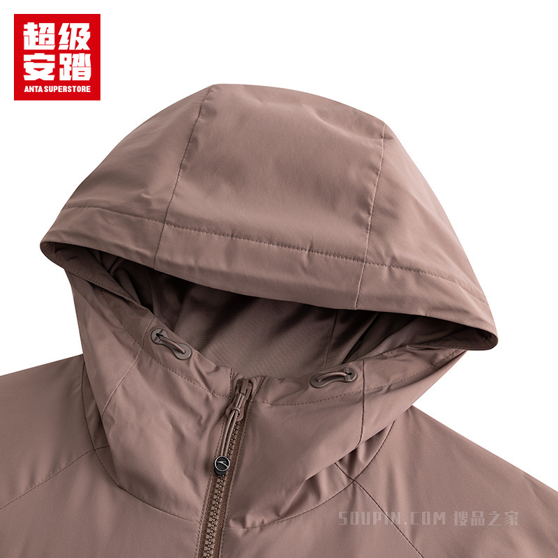 超级安踏跑训女子防泼水运动外套