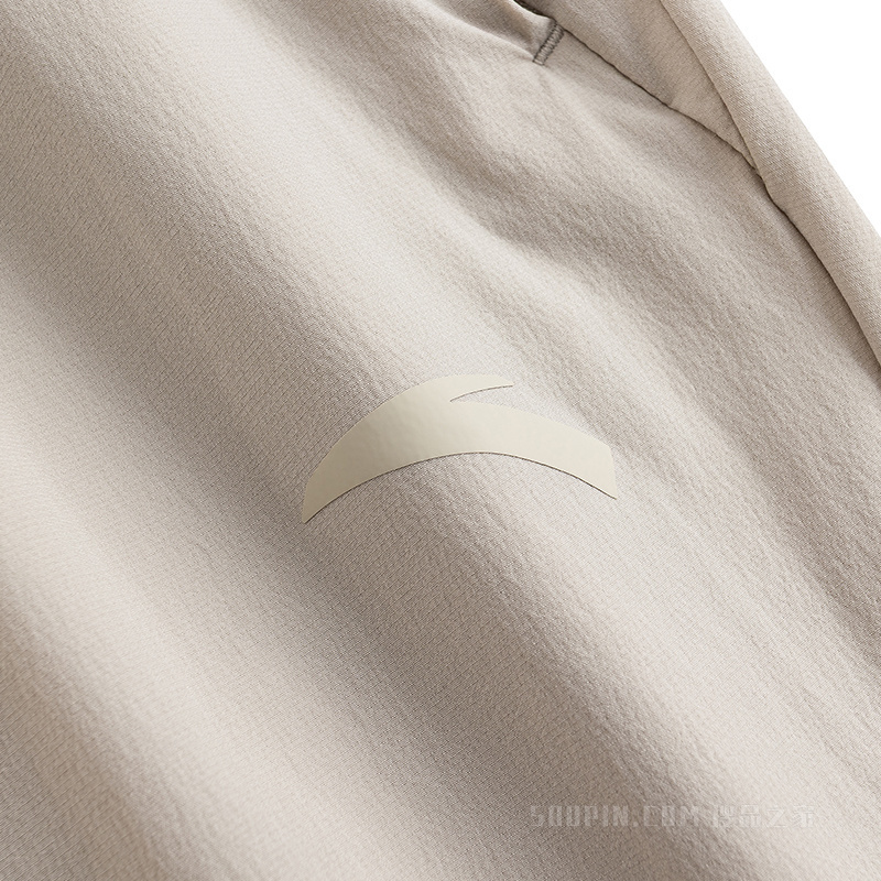 安踏大师腰裤吧男子冰肤透爽梭织运动长裤