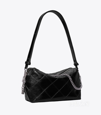 【礼物】Fleming 大号柔软斜挎包 黑色