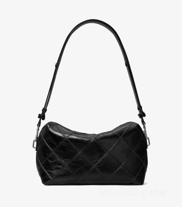 【礼物】Fleming 大号柔软斜挎包 黑色