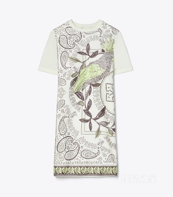 桑蚕丝前襟毛衣连衣裙 象牙白/薄荷绿