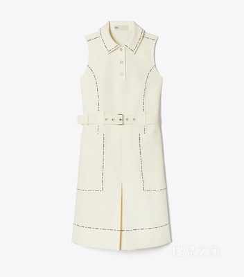 Polo 高尔夫裙 象牙白