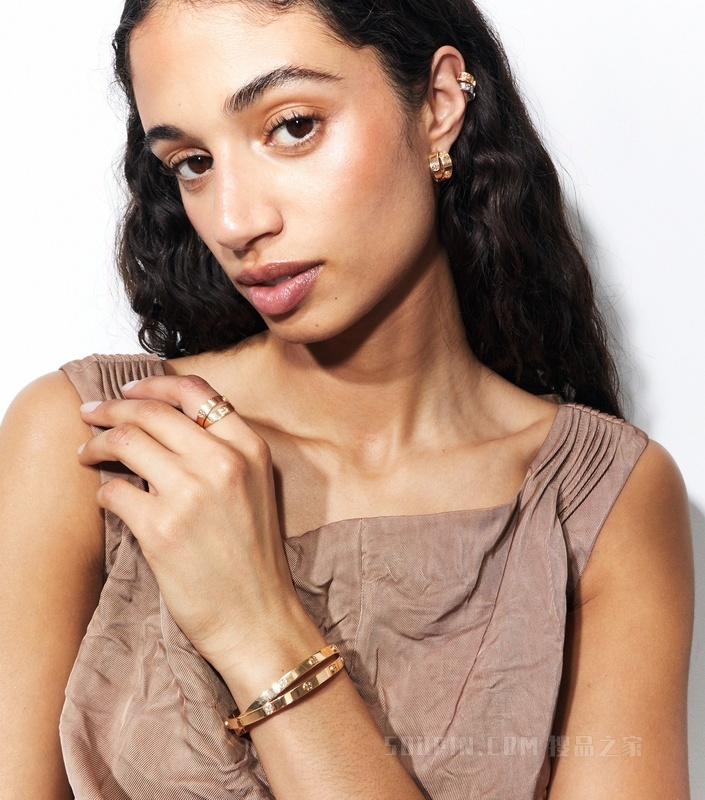 【礼物】Icon 经典系列双环戒指 Tory 金