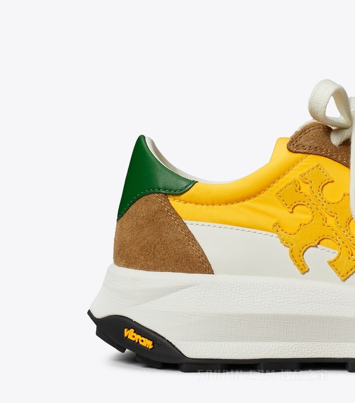 Tory 运动鞋 曦光黄/驼鹿棕/旷野绿