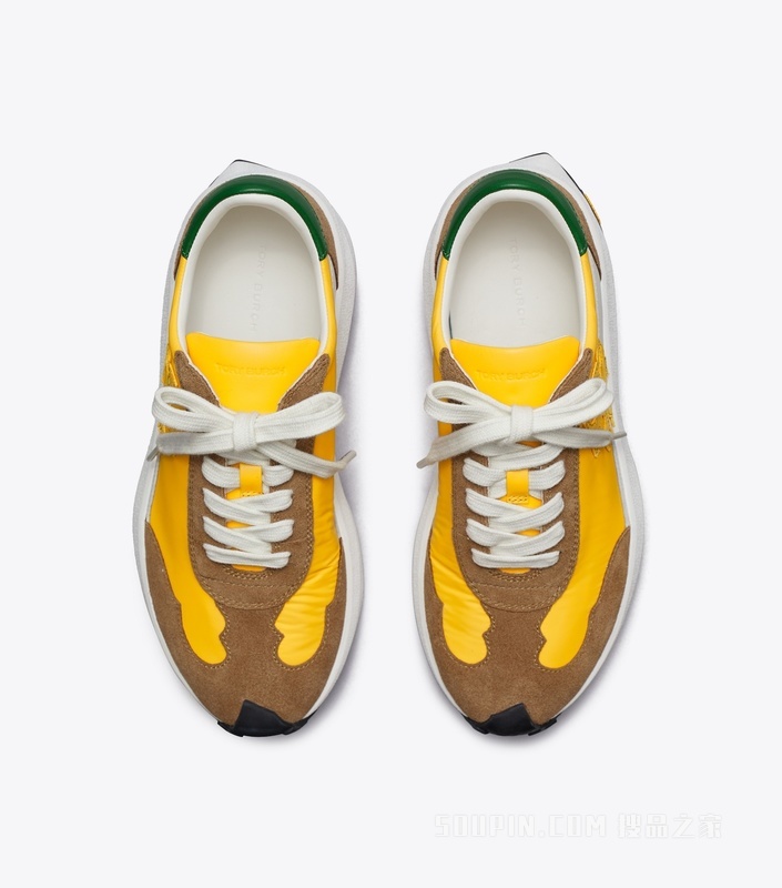 Tory 运动鞋 曦光黄/驼鹿棕/旷野绿