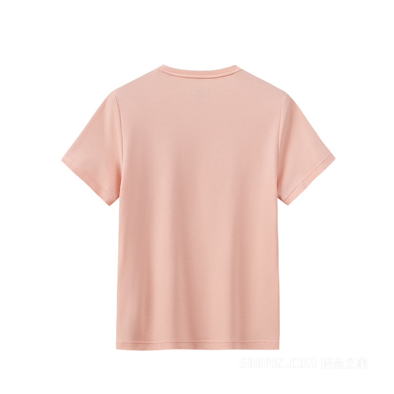 安踏训练女子液柔冰肤短袖针织衫