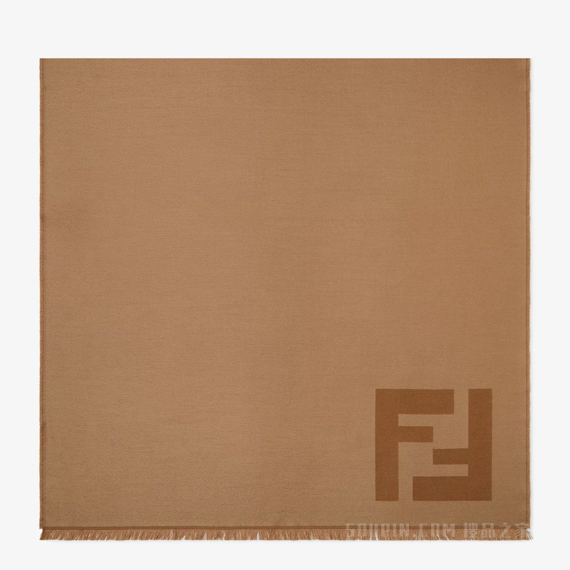 围巾 米色羊毛围巾