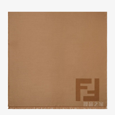 围巾 米色羊毛围巾