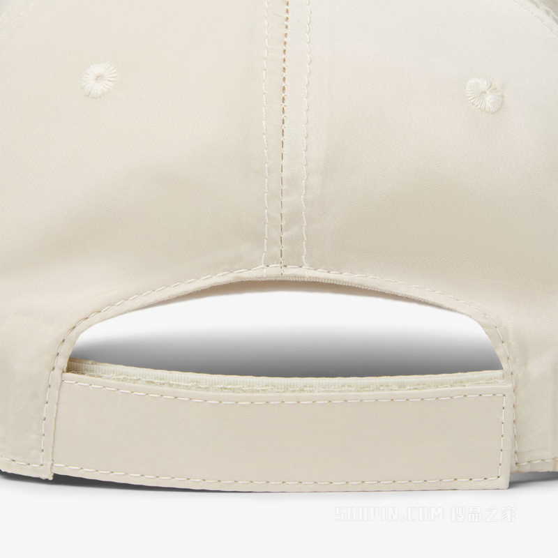 帽子 象牙白尼龙棒球帽