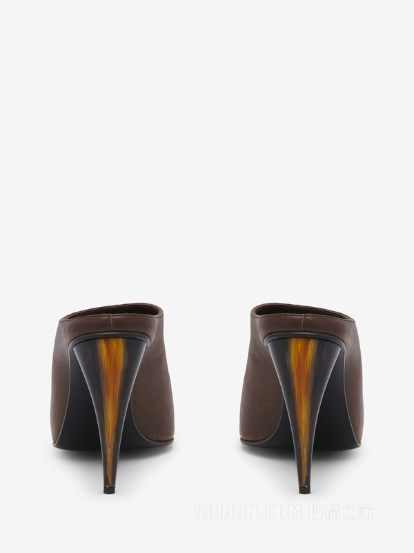 角状鞋跟穆勒鞋