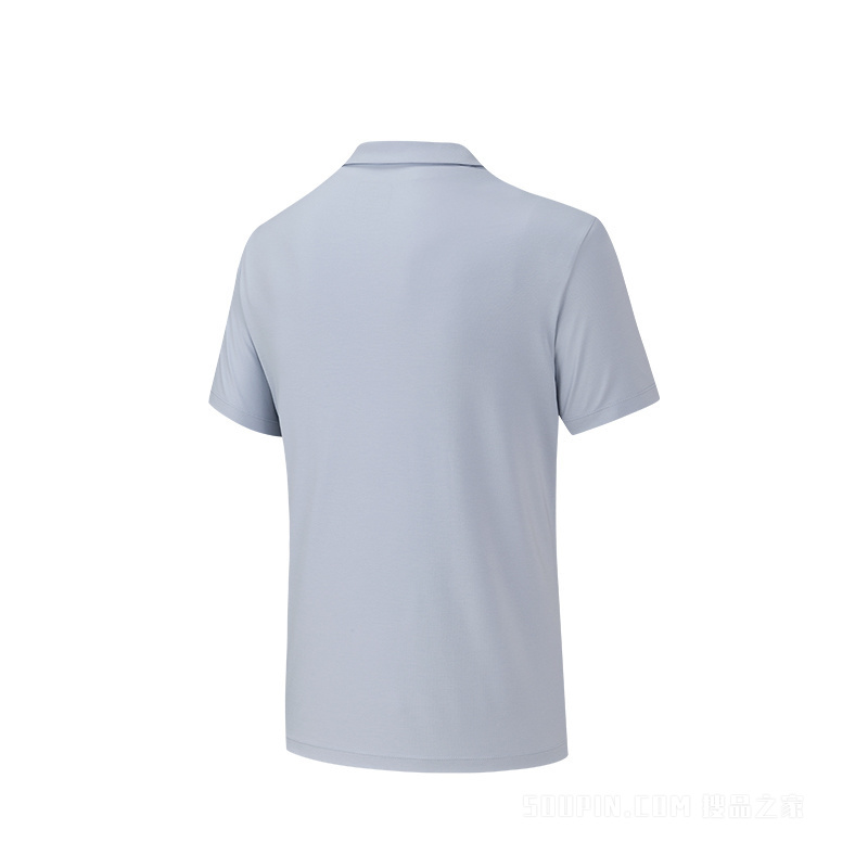 安踏训练男子液柔冰肤短袖POLO衫