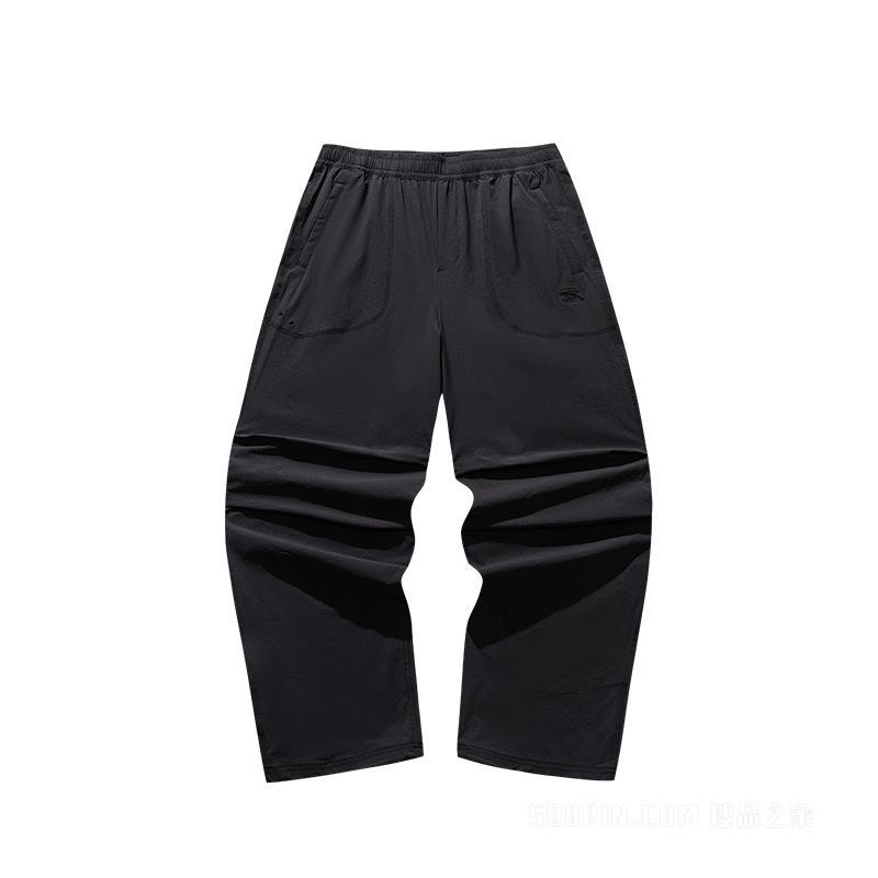 安踏运动复古男子冰肤梭织运动长裤