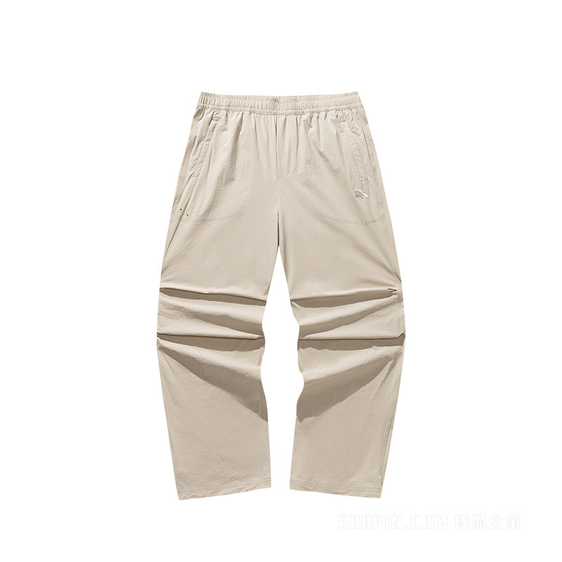 安踏运动复古男子冰肤梭织运动长裤