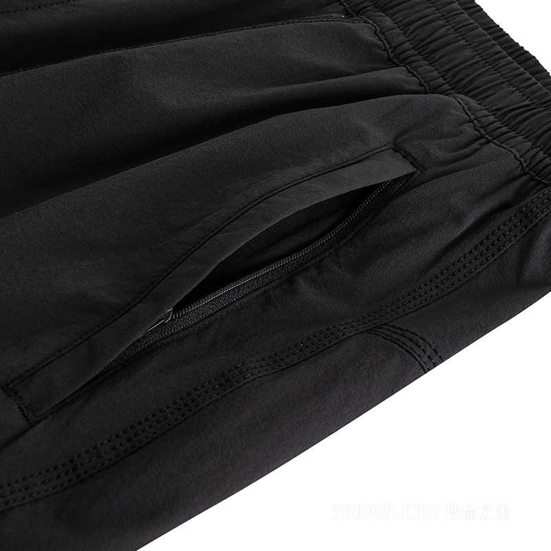 安踏运动复古男子冰肤梭织运动长裤