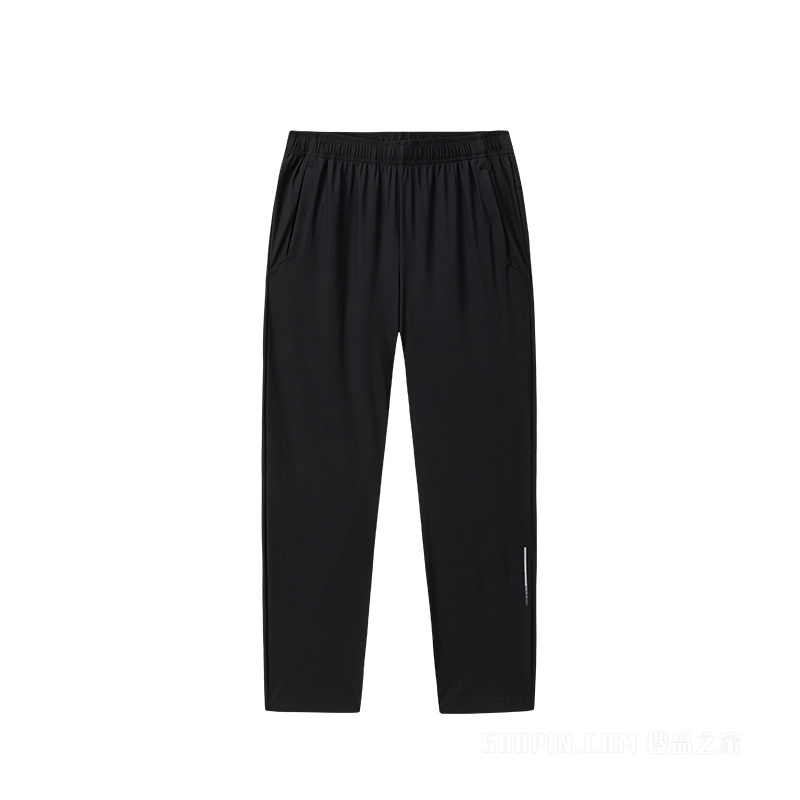 安踏裤吧男子冰肤针织长裤