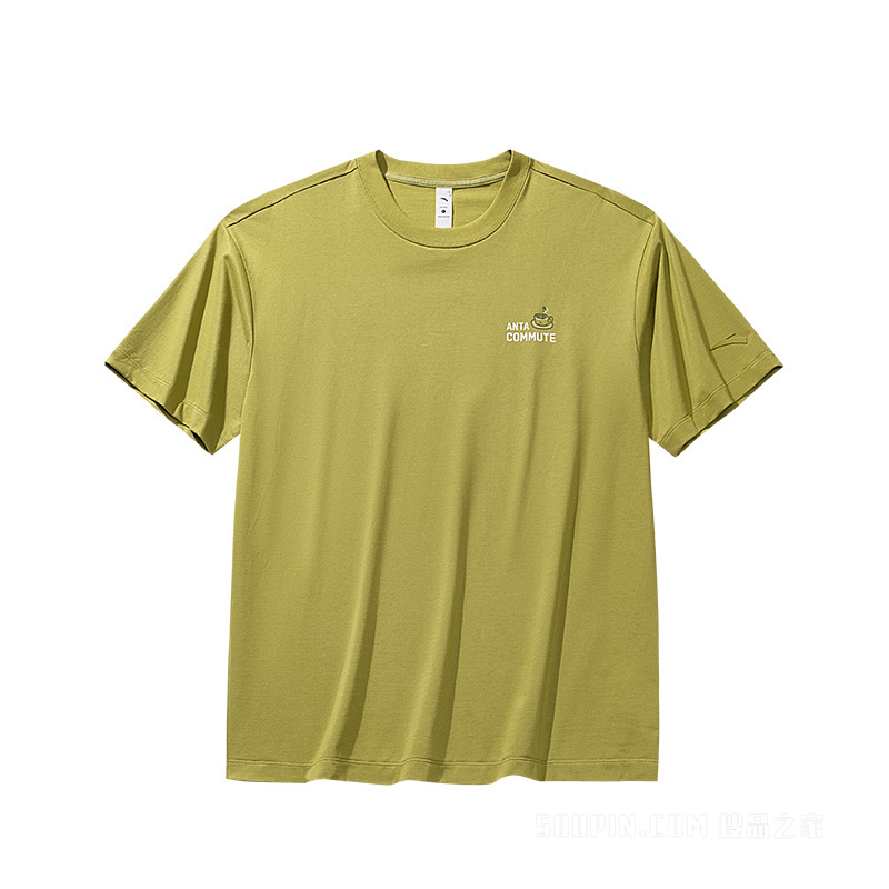 安踏出行男子短袖针织衫