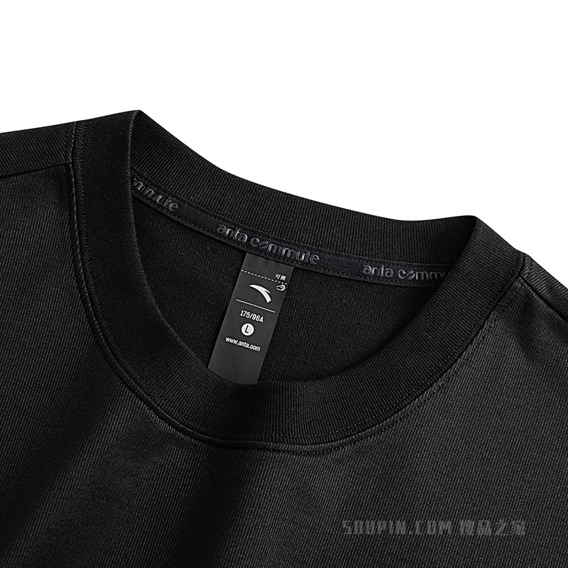 安踏出行男子短袖针织衫