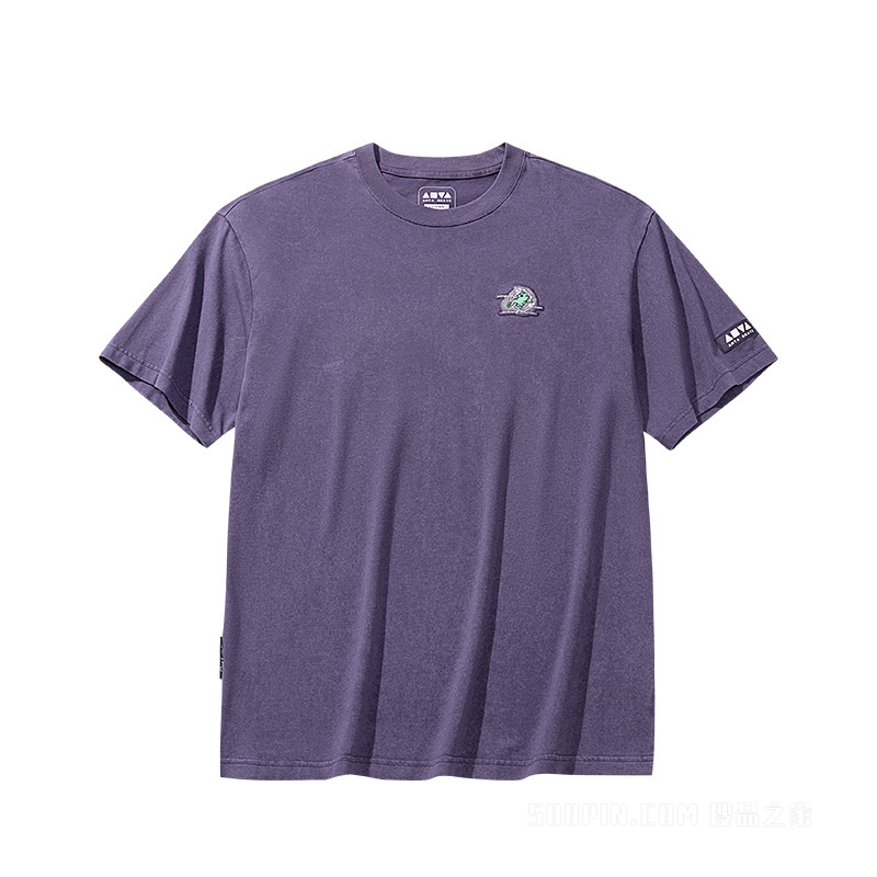 安踏滑板文化TEE丨生活系列ANTASKATE男子短袖针织衫