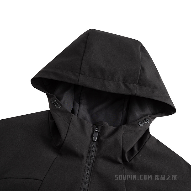 安踏训练男子无氟防泼水梭织运动外套