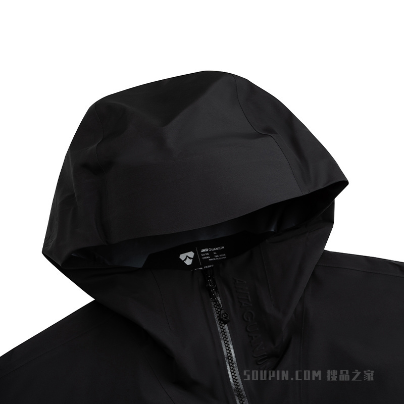 安踏冠军徒步男子GORETEX黑标轻质冲锋衣