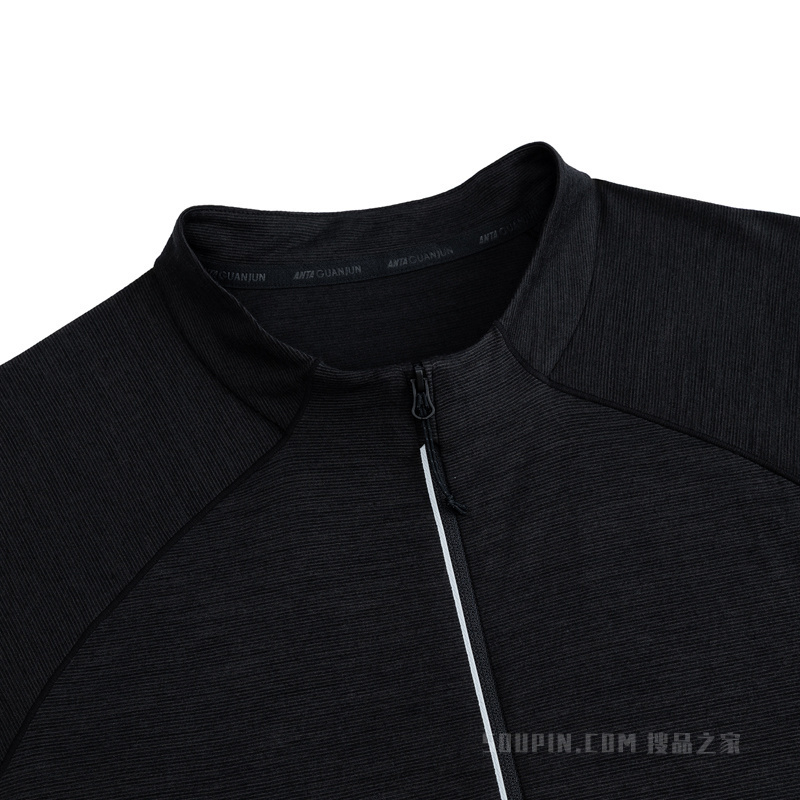 安踏冠军徒步男子短袖针织衫