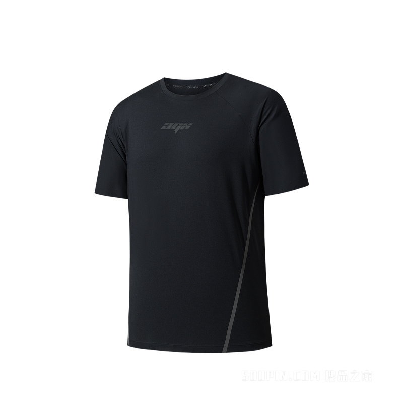 安踏冠军户外旅行男子短袖针织衫