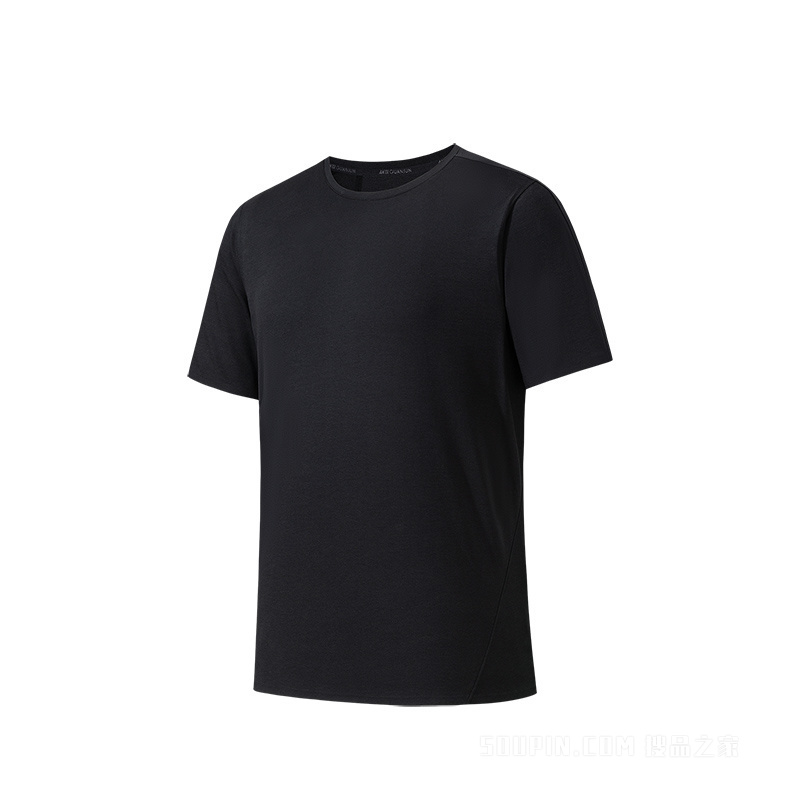 安踏冠军商务男子短袖针织衫