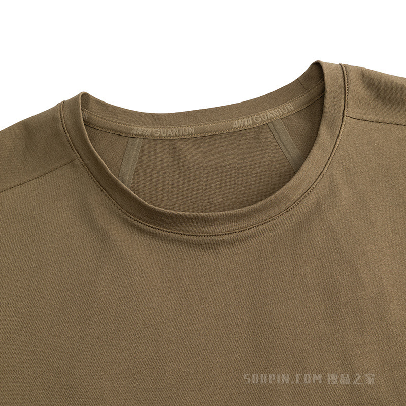 安踏冠军商务男子短袖针织衫