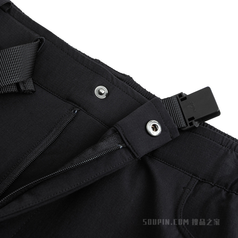 安踏冠军户外旅行男子无氟防泼水梭织运动长裤