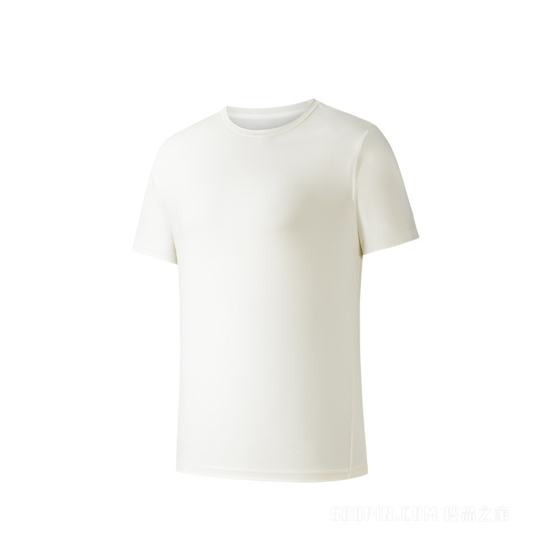 安踏冠军男子智能调温遮热抗紫外冰肤短袖针织衫