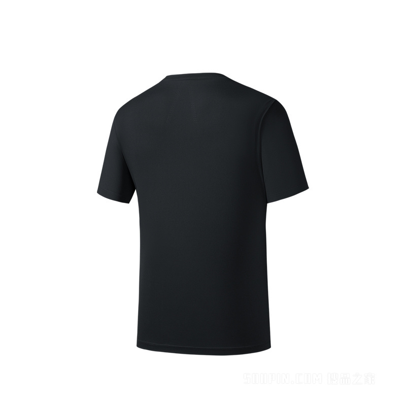 安踏冠军男子智能调温遮热抗紫外冰肤短袖针织衫