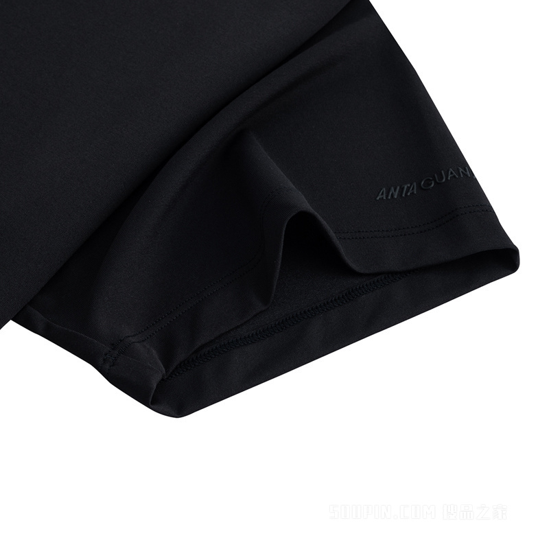 安踏冠军男子智能调温遮热抗紫外冰肤短袖针织衫