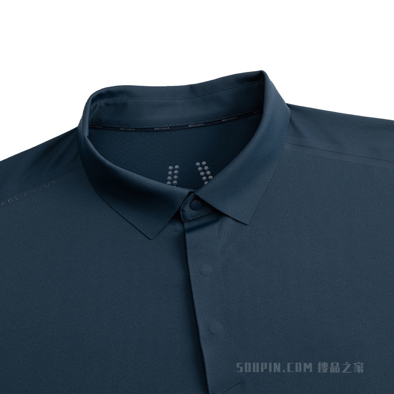 安踏冠军男子智能调温遮热抗紫外冰肤短袖POLO衫