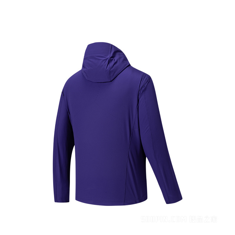 安踏冠军徒步男子无氟防泼水梭织外套