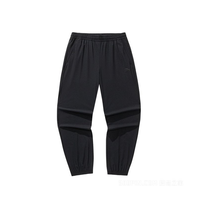 安踏运动复古男子冰肤针织运动长裤