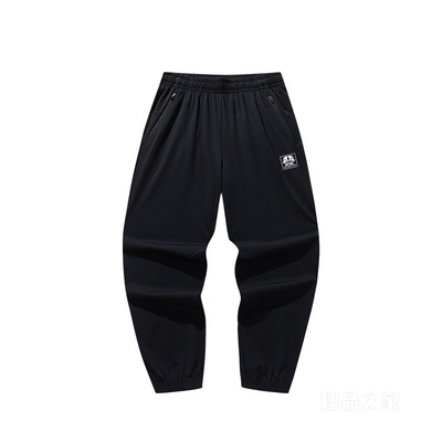 安踏运动复古男子冰肤针织运动长裤