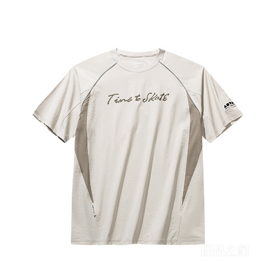 安踏生活系列ANTA SKATE男子冰肤短袖梭织衫