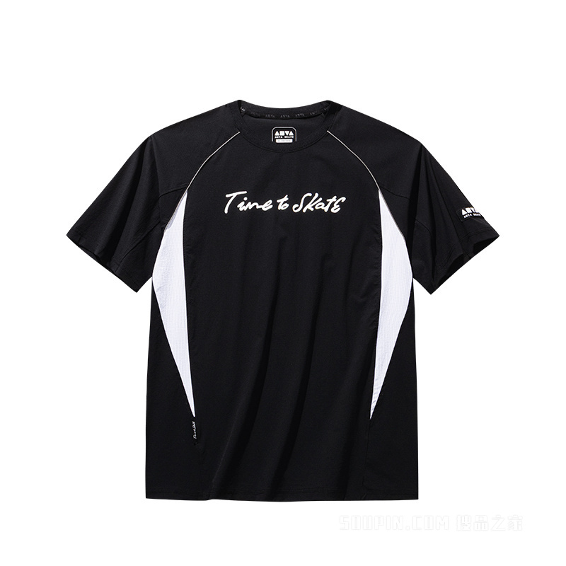 安踏生活系列ANTA SKATE男子冰肤短袖梭织衫