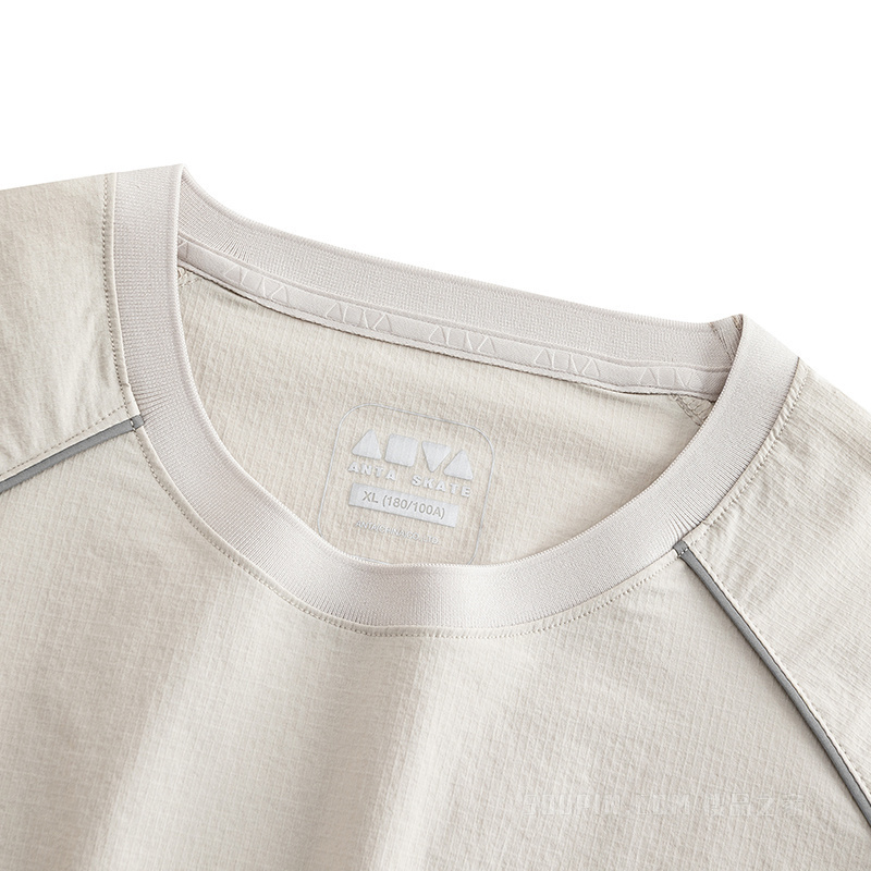 安踏生活系列ANTA SKATE男子冰肤短袖梭织衫