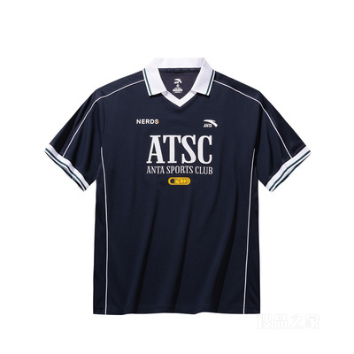 安踏运动复古TEE丨男子短袖POLO衫