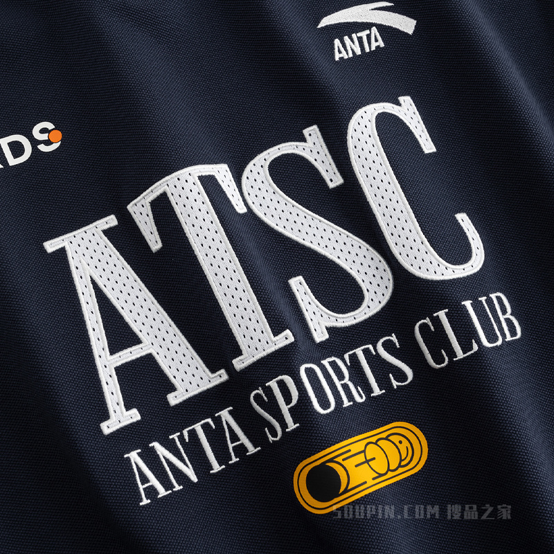 安踏运动复古TEE丨男子短袖POLO衫