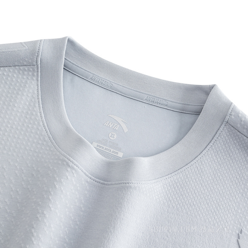 安踏生活系列ANTA ICONIC男子短袖针织衫