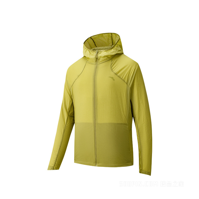 安踏户外露营男子抗紫外线UPF50风暴皮肤衣