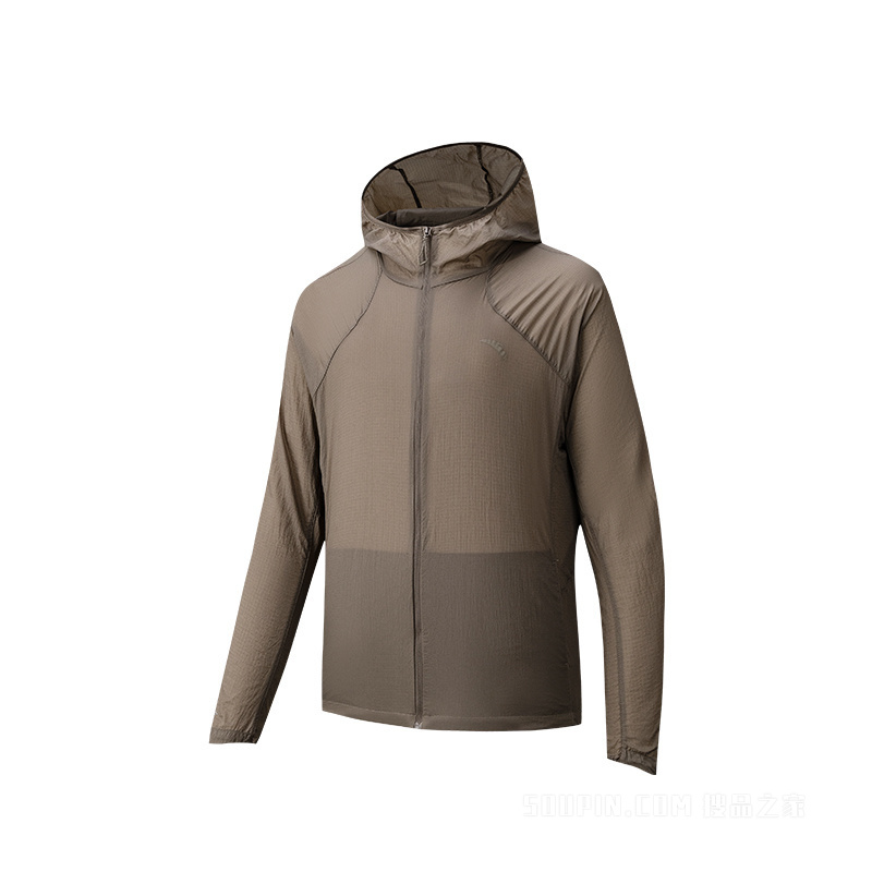 安踏户外露营男子抗紫外线UPF50风暴皮肤衣