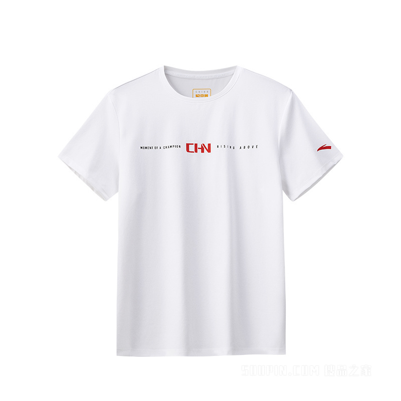 安踏综训系列ANTA CHN男子安踏冰沙短袖针织衫