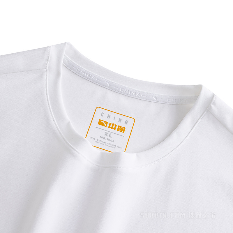 安踏综训系列ANTA CHN男子安踏冰沙短袖针织衫