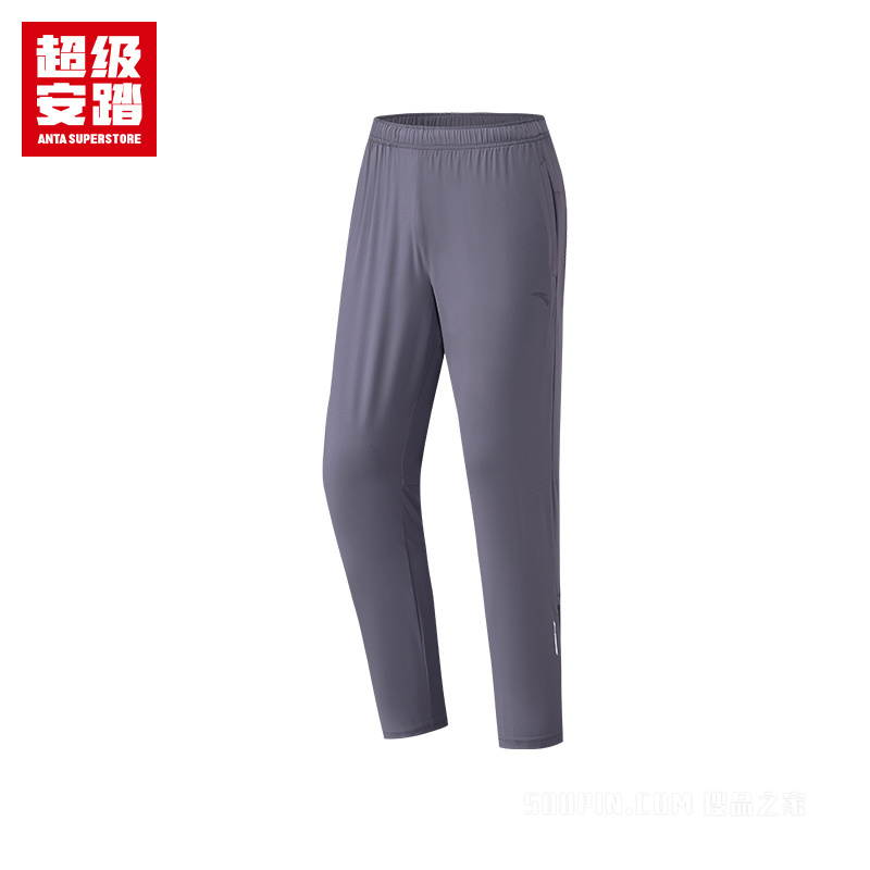 超级安踏跑训系列男子吸湿速干梭织运动长裤
