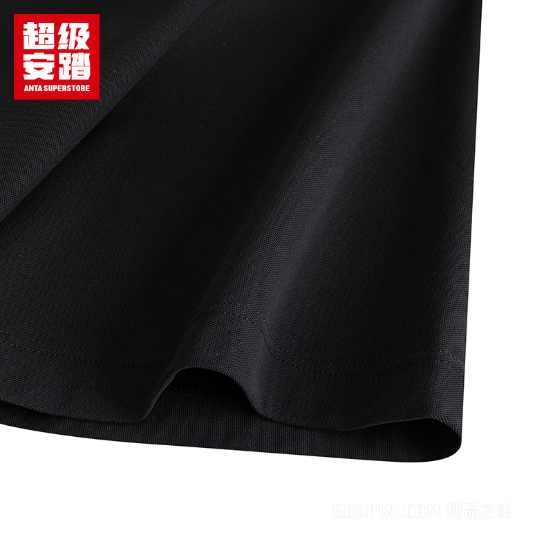 超级安踏小球运动系列网球男子吸湿速干短袖POLO衫